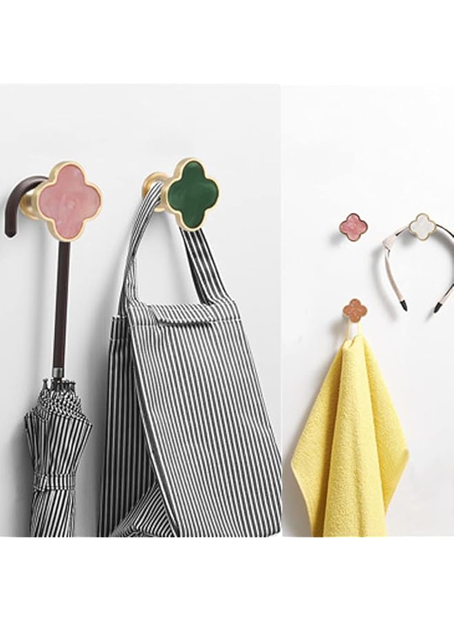 Oasisgalore 6 Pcs Drawer Handles Clover Knobs Dresser Cabinets Kitchen Cupboard Pulls Drawer Wardrobe Shoe Cabinet Pulls Furniture Coffee Table - Image 5