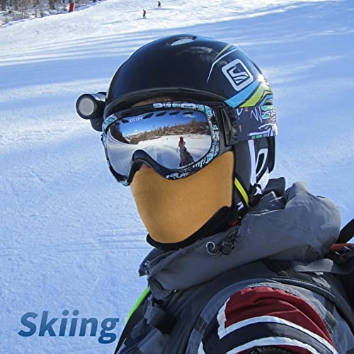 YESLIFE Khaki UPF 50+ Balaclava Ski Mask, Motorcycle UV Protector, Motorcycle Helmets Face Mask for Men and Women - Image 2