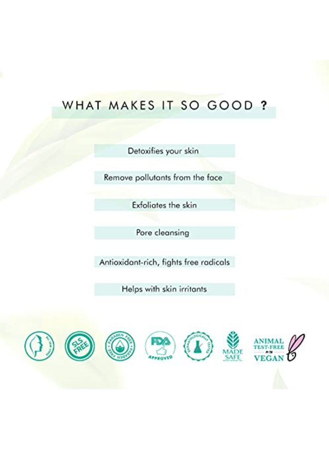 MCaffeine Naked Detox Green Tea Face Wash (Pack Of 2); Dirt Removal ; Vitamin C Hyaluronic Acid ; All Skin ; Paraben & Sls Free ; 100 Ml - Image 5