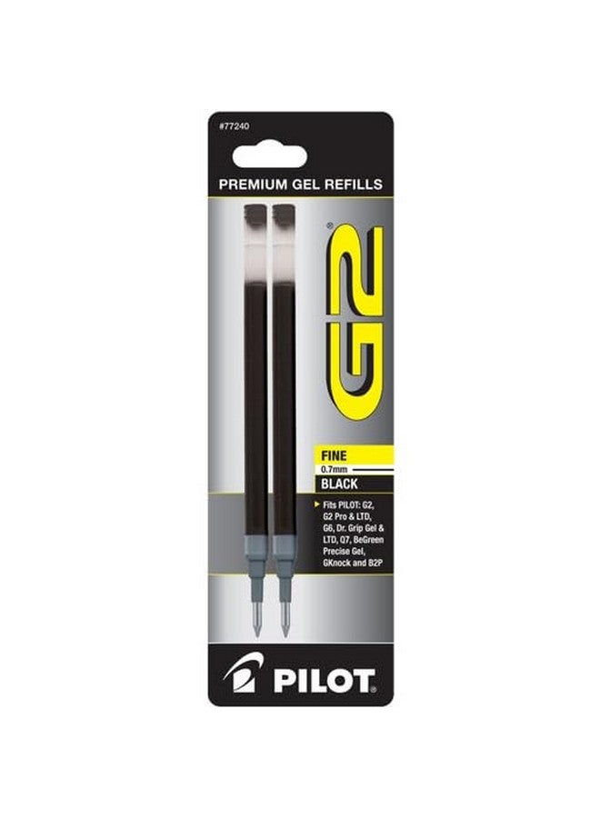 بايلوت عبوات حبر جل بايلوت لطابعات G2، حبر أسود ذو رأس رفيع، عدد 6 عبوات (14709) - Image 2
