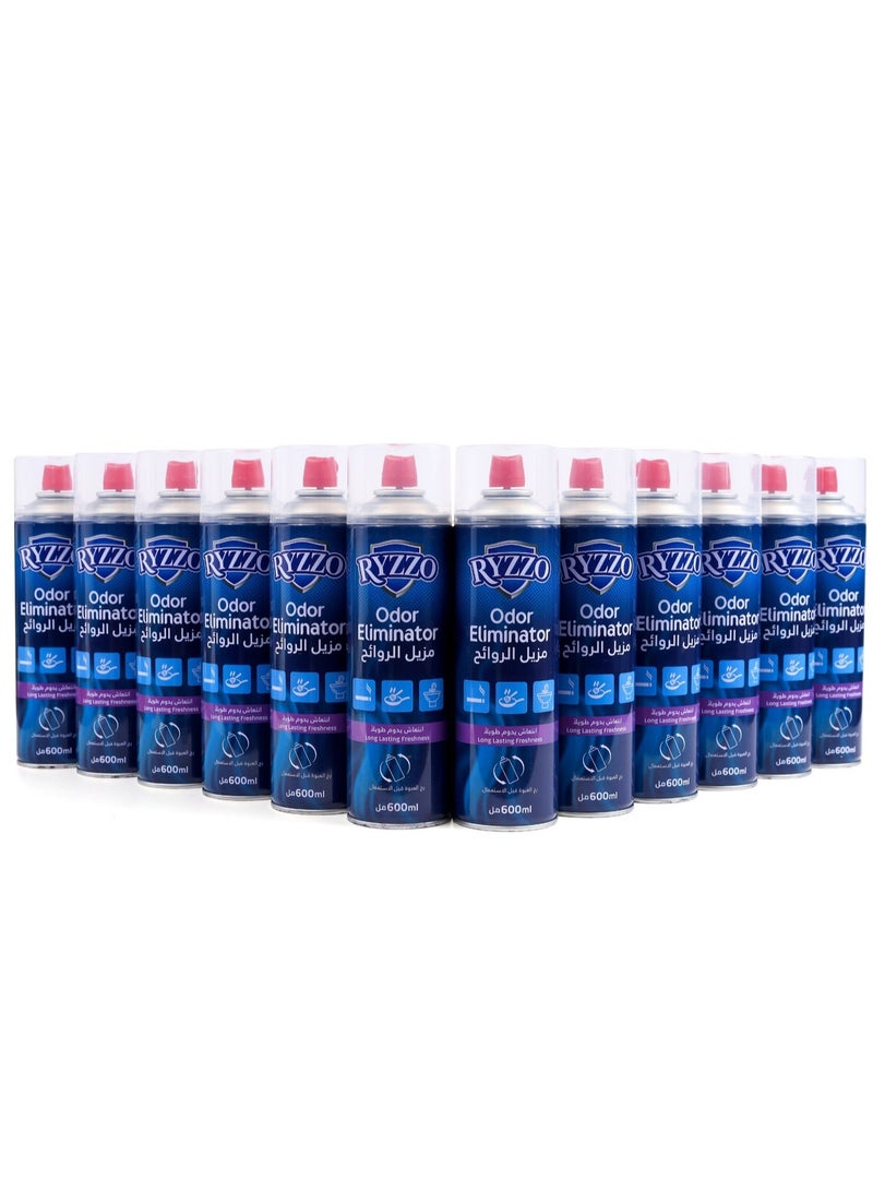 RYZZO ODOR ELIMINATOR 12X600 ML - Image 1