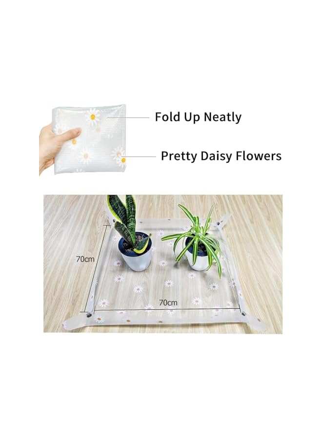 S-TOP Repotting Mat for Indoor Plants – Waterproof, Foldable Potting Tray for Soil, Succulents, Orchids - Image 5