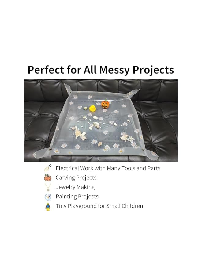 S-TOP Repotting Mat for Indoor Plants – Waterproof, Foldable Potting Tray for Soil, Succulents, Orchids - Image 3