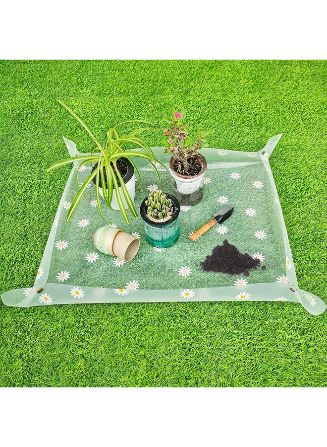 S-TOP Repotting Mat for Indoor Plants – Waterproof, Foldable Potting Tray for Soil, Succulents, Orchids - Image 1