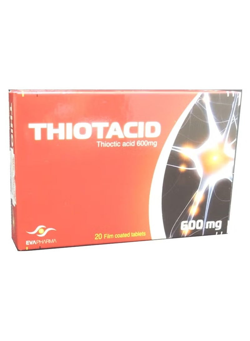 THIOTACID أقراص 600 ملغ 20 حبة
