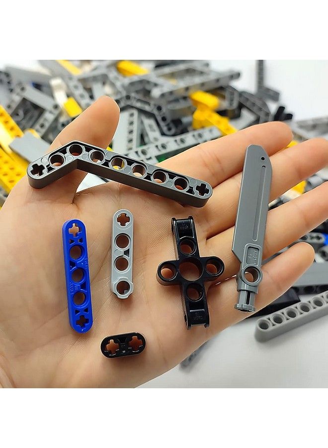ZHX Technical Beam Set 266 Pieces Chassis Frame Liftarm Beam Parts Piece Axles Connector For Technic Car Stem Engineering Building Brick Compatible With Major Brand Toys  - Image 5