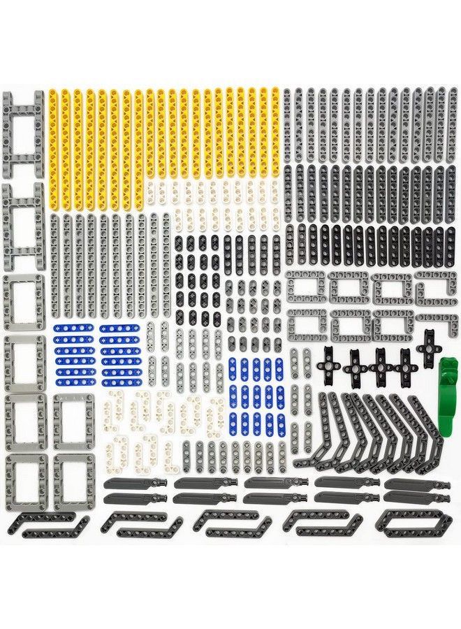 ZHX Technical Beam Set 266 Pieces Chassis Frame Liftarm Beam Parts Piece Axles Connector For Technic Car Stem Engineering Building Brick Compatible With Major Brand Toys  - Image 2