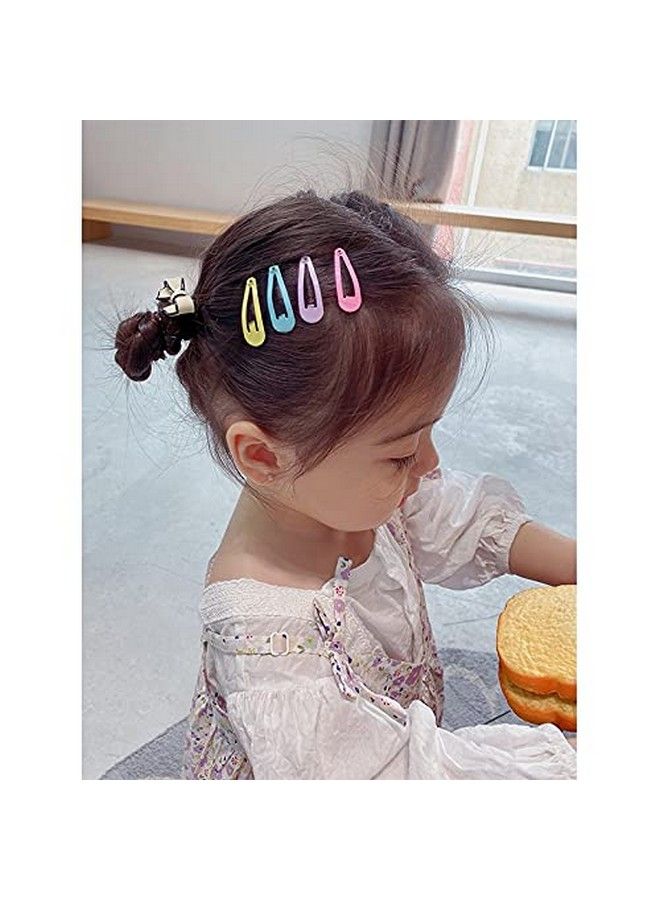 maycreate Multicolour Candy Color 2 Inch Metal Snap Hair Clips Barrettes For Girl'S 40 Pack - Image 4