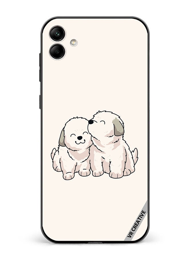 VR CREATIVE Protective Case Cover For Samsung Galaxy A04 Cute Puppies Design Multicolour - Image 1