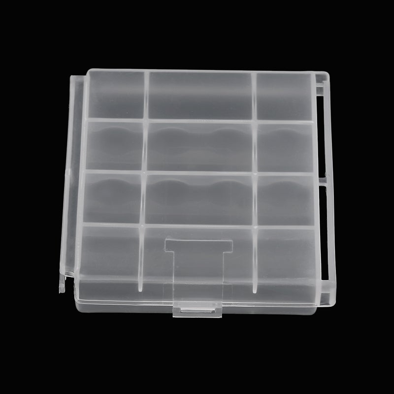 2PCS PALO Transparent AA Battery Storage Boxes Cases High-quality Containers Durable Plastic Battery Holders with Lids Hold 2 * 4 AA Batteries - Image 5