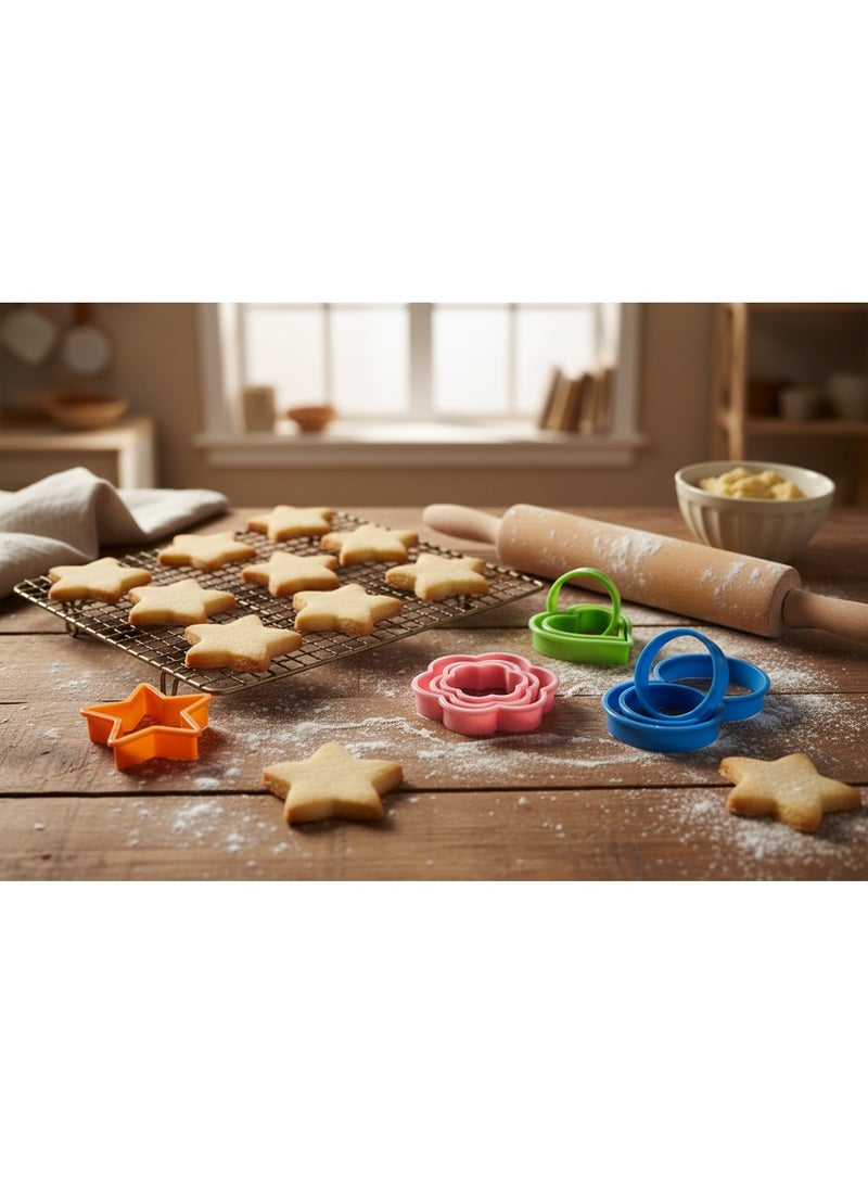 AKDC Baking Decorating Set – 4-Piece Cookie Cutter Set for Cookies, Bread & Sandwiches - Image 4