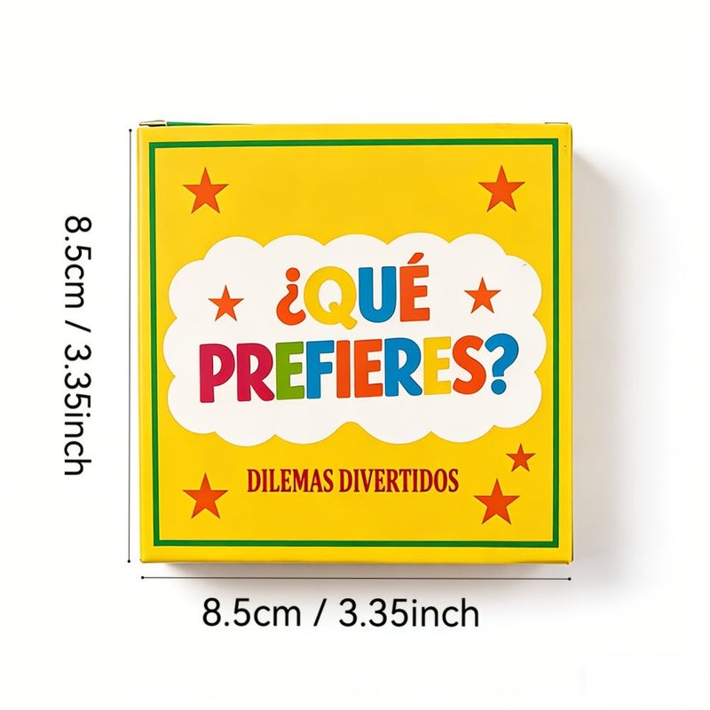 Spanish Language Travel Card Game Portable Party Board Game 1 Set For Road Trips Vacations And Game Nights Hilarious Conversation Starters Icebreakers Compact Pocket Sized Card Set Travel Friendly Perfect Gift For Birthdays - Image 2