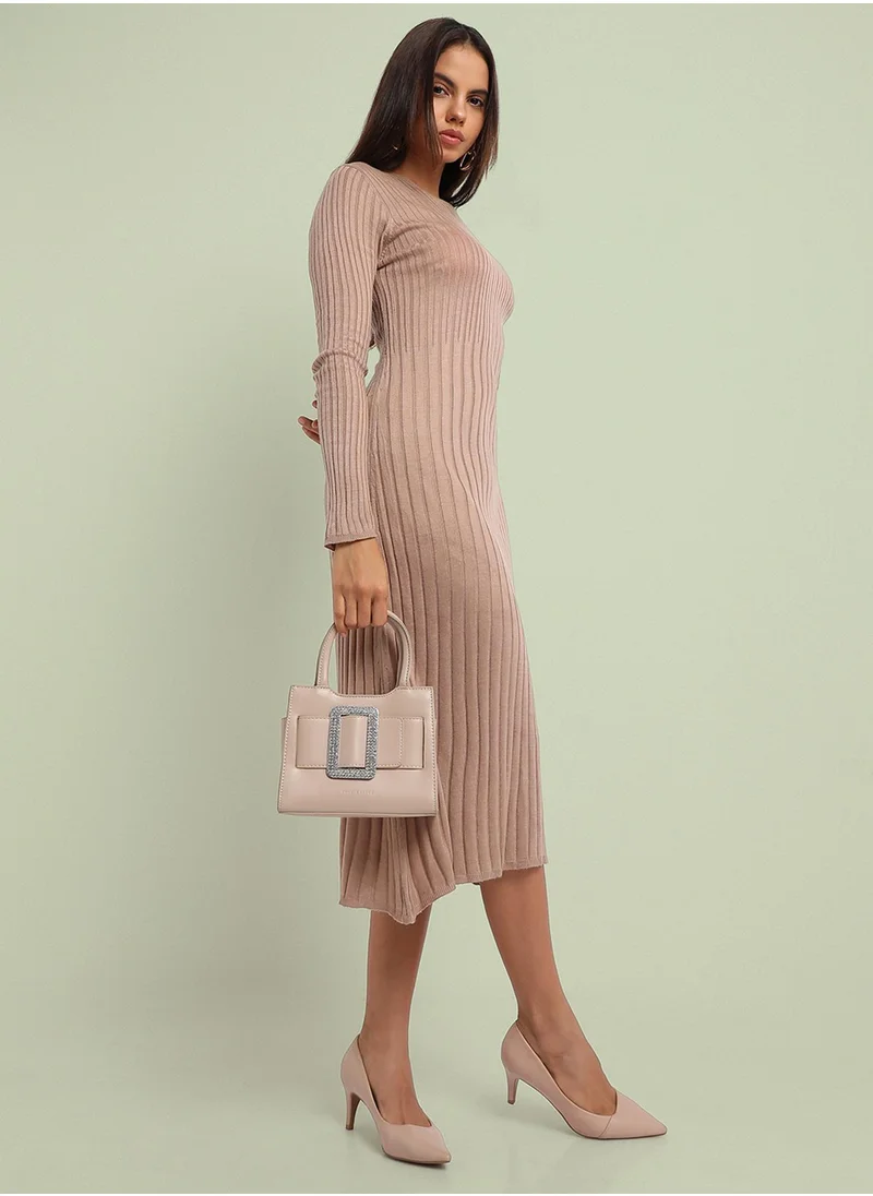 Haute Sauce Buckle Mini Handbag - Beige