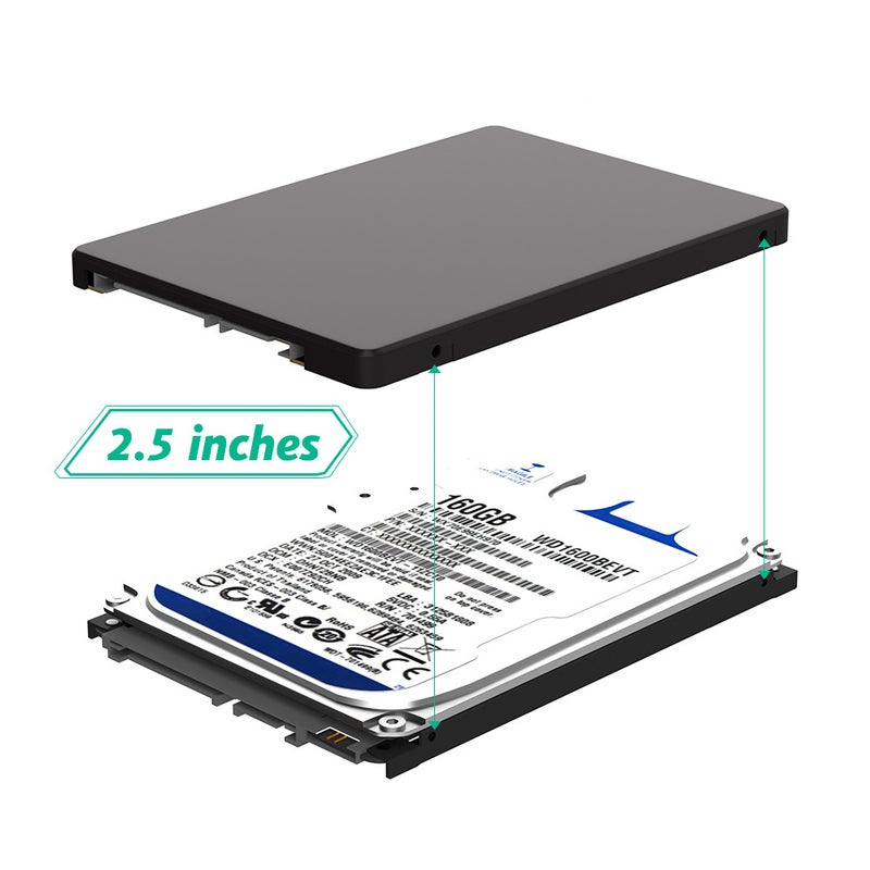 M.2 Solid State Ssd To Sata3 External Hard Disk Box Ngff Msata To Serial Port Adapter Dual-Use 2-In -1 - Image 5