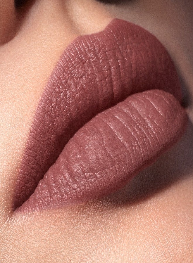 MAKE UP FOR EVER Rouge Artist Velvet Nude Lipstick 3.5g – Shade 111 Fluffy Rosewood (Warm Berry Nude) – Soft Matte, Longwearing, Comfortable Lip Color - Image 3