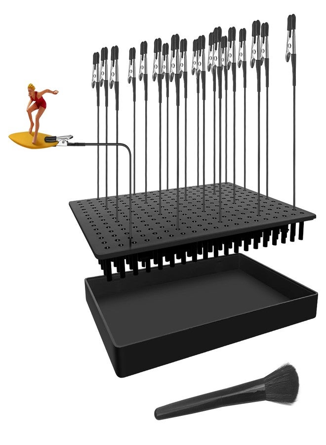 XyviLokit Model Painting Stand Base and 20PCS Alligator Clip Sticks - Image 1