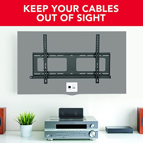 RCA DH150E RCA in-Wall Power Install and Cord Management Kit for Wall Mounted Flat Panel TVs, White - Image 5