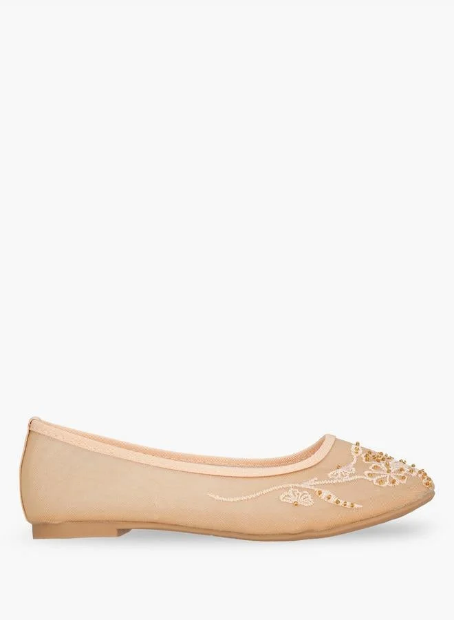 Girls Slip-On Ballerina Shoes