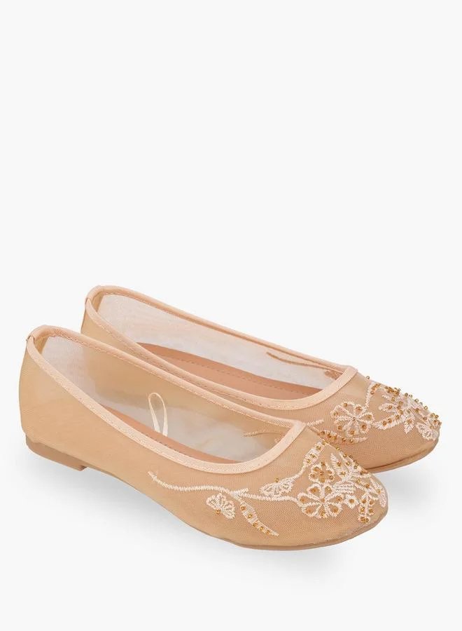 Flora Bella By Shoexpress Girls Slip-On Ballerina Shoes