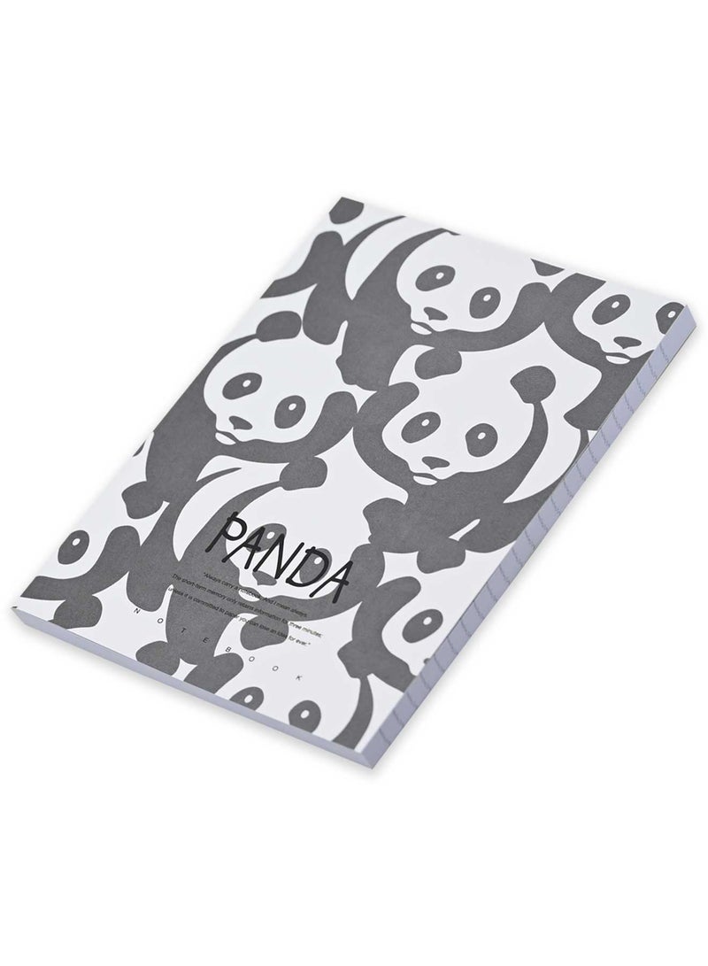 FIS مجموعة من 5 دفاتر ملاحظات ذات غلاف ناعم من FIS، 96 ورقة A5 بتصميم باندا 2 -FSNBSCA596-PAN2 - Image 1
