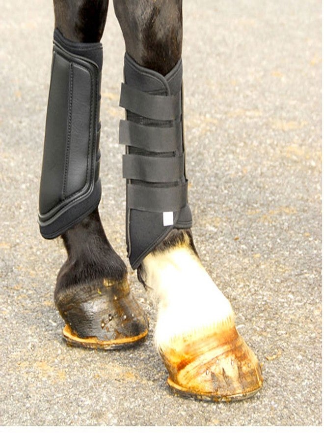 Intrepid International Gel Insert Splint Boots, Black, Medium