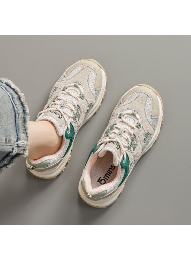 15MINS New Dad Shoes - Autumn Versatile Color-blocking Platform Sneakers For Women, Outdoor Sports & Casual Wear - Image 2