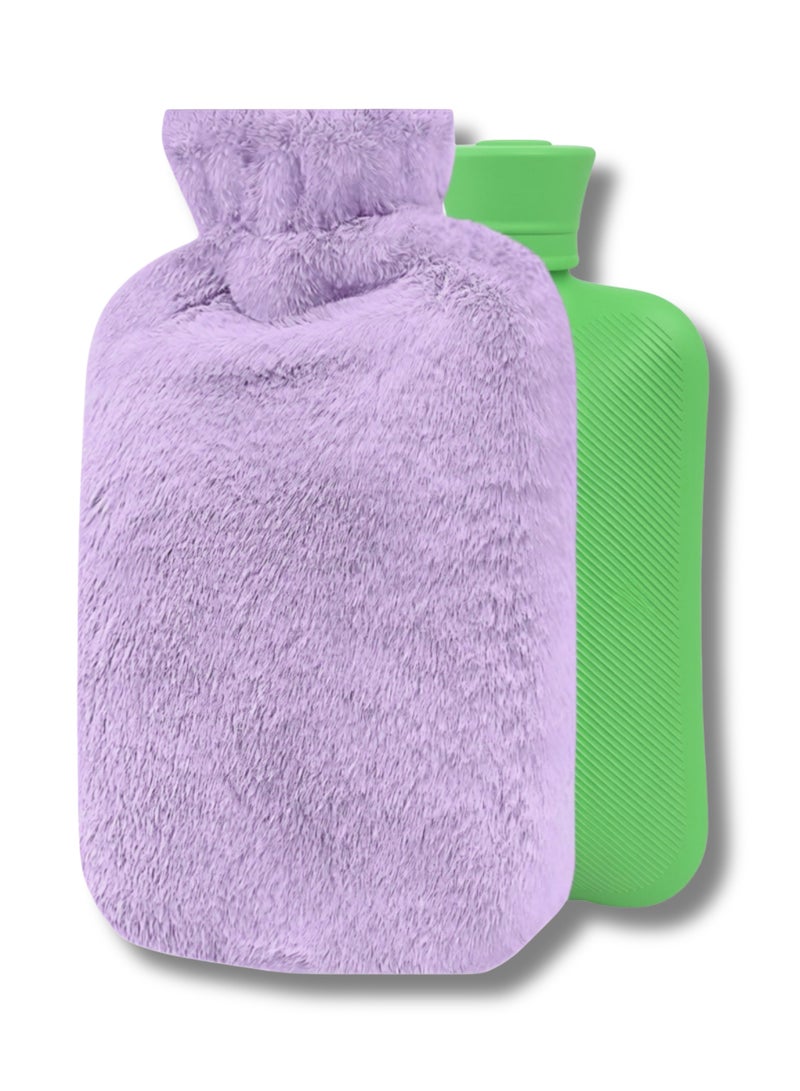 Mini Hot Rubber Water Bag with Protection Cloth Cover - packaging may vary - Image 1