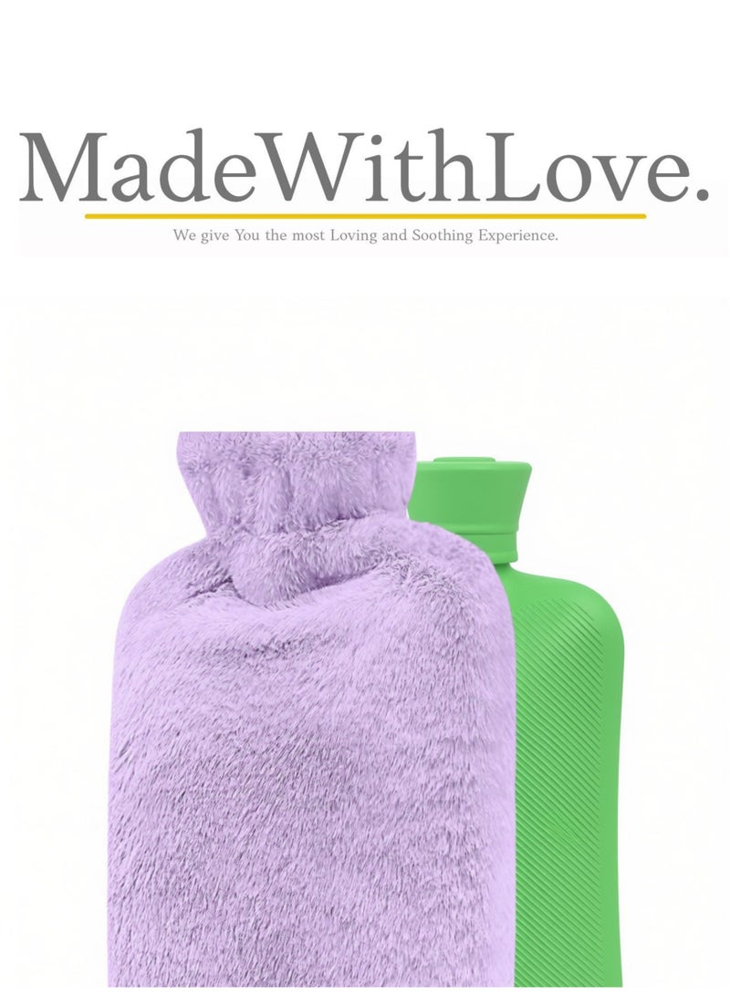 Mini Hot Rubber Water Bag with Protection Cloth Cover - packaging may vary - Image 3