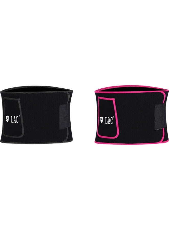 Lac Sweat-Inducing Waist Trimmer Belt, Fitness Waist Support Belt For Running, Squats, Tummy Control And Body Shaping For Women - Image 1