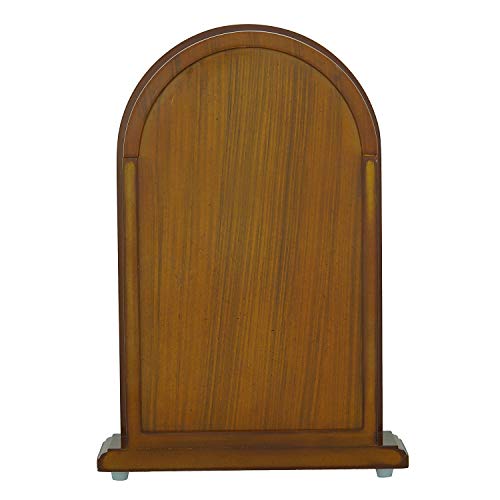 CHRONIKLE Vertical Wooden Case Analog Pendulum Roman Numbers Table Clock for Office Desk Study Room Home Decorations Gifts (Size: 23 x 8 x 33.5 CM | Weight: 1240 Gram | Color: Brown) - Image 3
