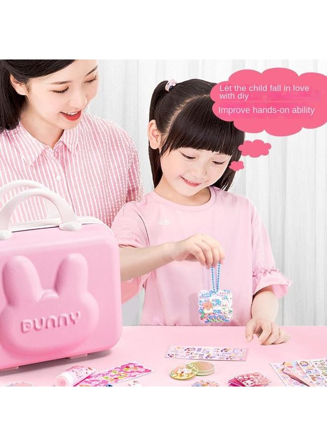 Bluejw Cream Glue Goo Card Suit Stickers Full Set Of Girls Handmade Diy Toy Materials Goo Card Plate Girls Ancient Card Hand Account.  - Image 3