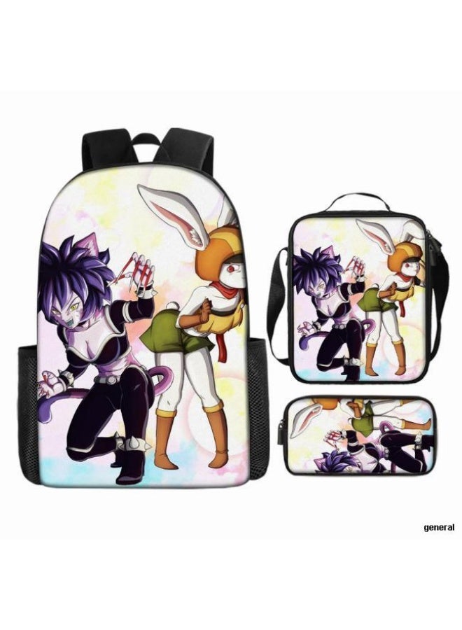 general Common universal printed backpack - three-piece backpack combination (available for students, children, friends on outings, mountain climbing, etc.) - 94 - Image 1