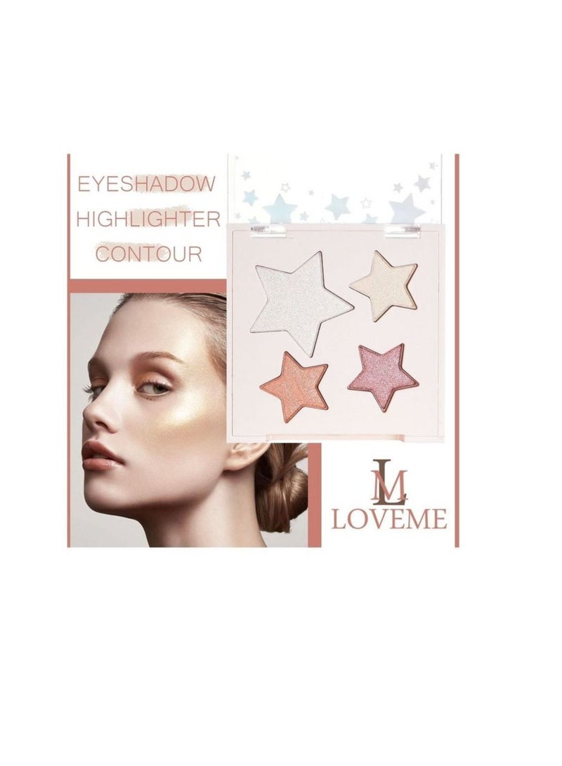 Love Me Stars Lllu Minating Palette Contains Shadow Highlighter and Contour - Image 1