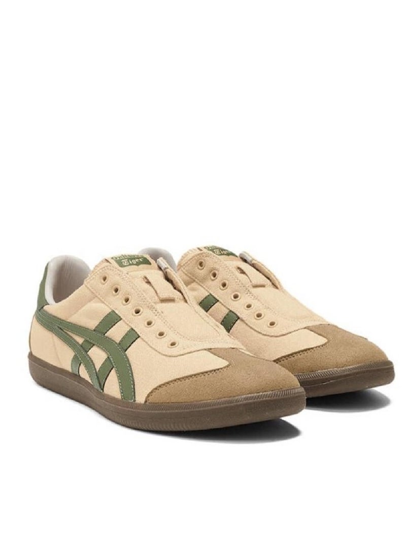Onitsuka Tiger Tokuten Slip-on Casual Colorblock Sneakers Brown/Green  - Image 2