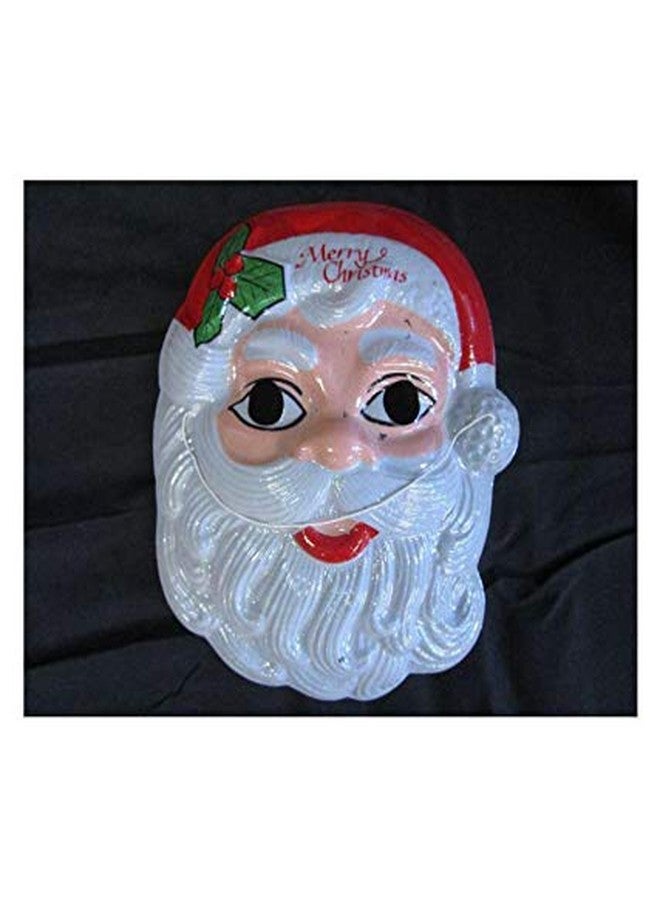 Evisha 6 Pcs Santa Claus Face Party face Mask for Christmas Party Celebration Thin Recycled Santa mask For Kids - Image 2