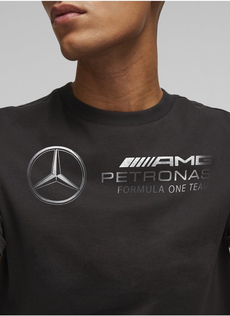 PUMA - Mercedes-AMG PETRONAS Motorsport Mens Black T-shirt - Image 1