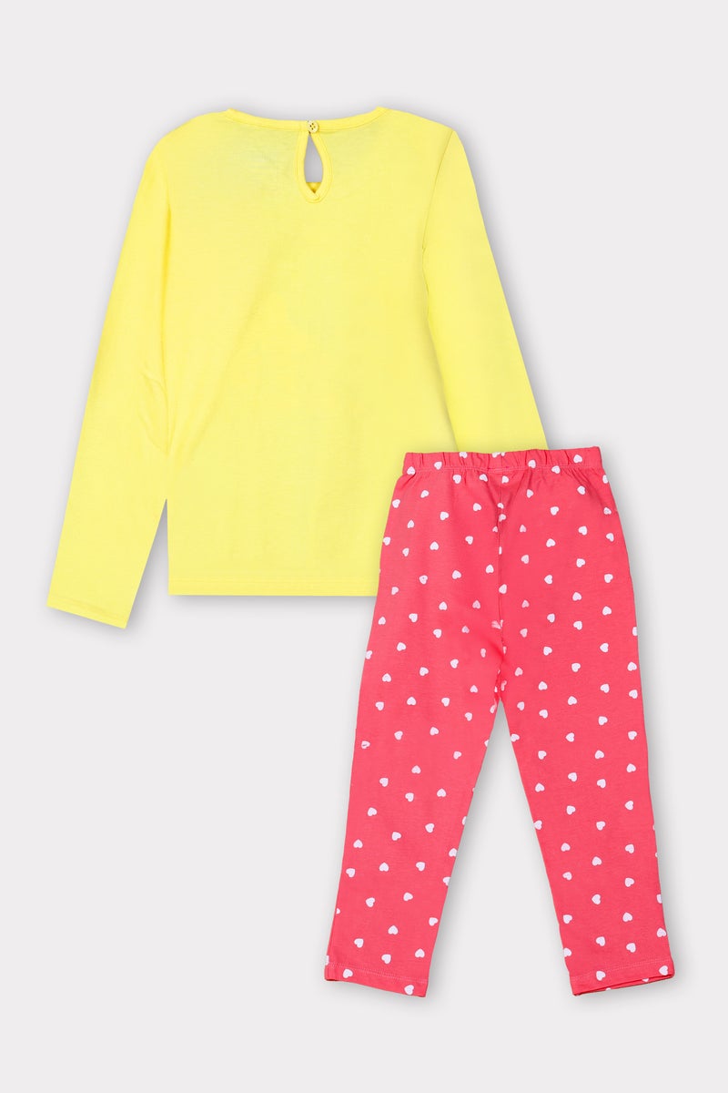 ترو كير بيجامة نوم كاملة الأكمام للبنات من  أحب نومي - Image 3