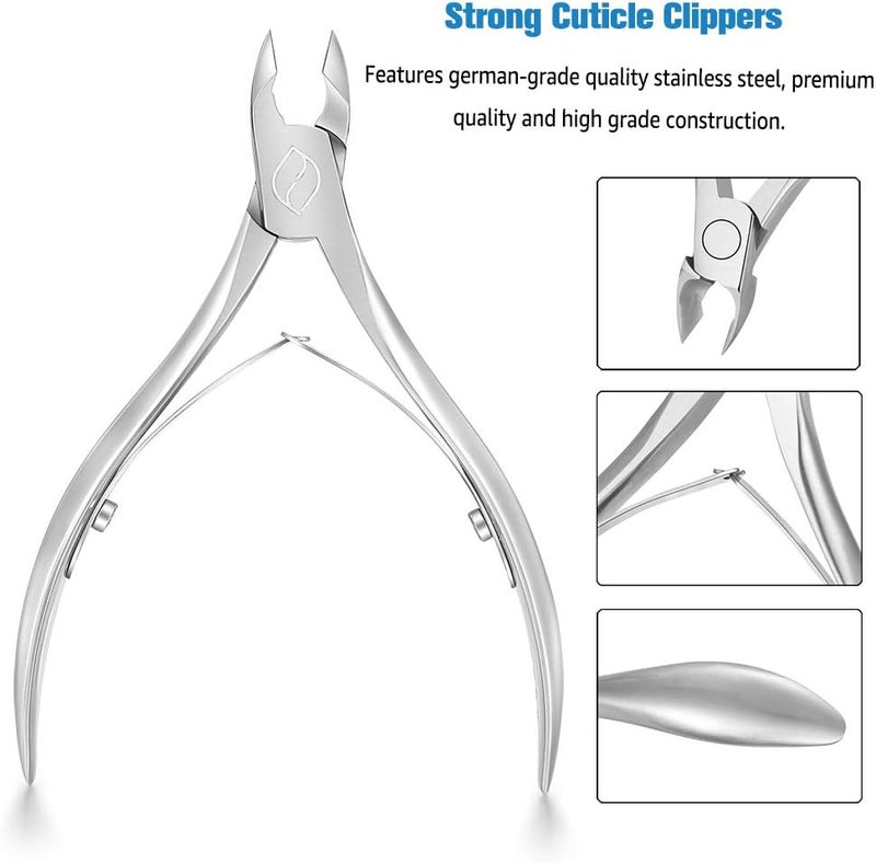 FERYES Professional Stainless Steel Cuticle Nippers - Image 2