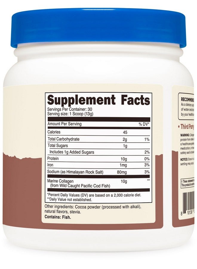 Nutricost Marine Collagen (Chocolate Flavor) 30 Servings - Collagen Supplement from Wild Caught Pacific Cod Fish - Image 5