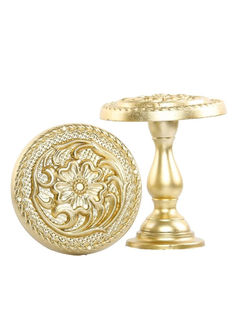 IDT 1 Pair Curtain Holdbacks Window Tie Backs Holders For Bedroom Wall Office Decor Home Sheer Blackout Drapes Blind Curtains Decorations Accessories Buckle Hooks Light Golden Colour - Image 2