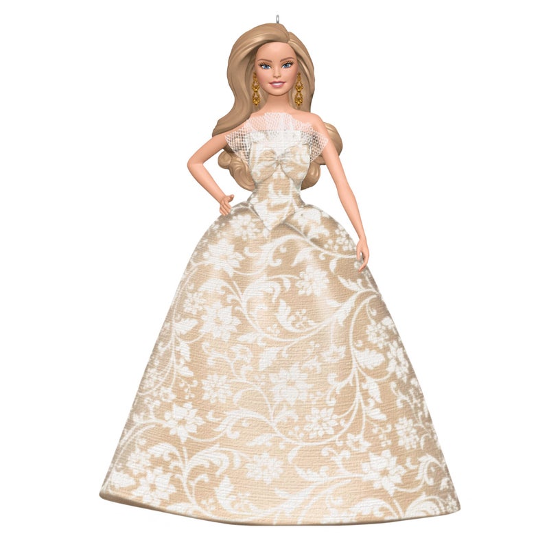 Hallmark Keepsake Christmas Ornament 2025, 2025 Holiday Barbie, Gifts for Barbie Fans - Image 1