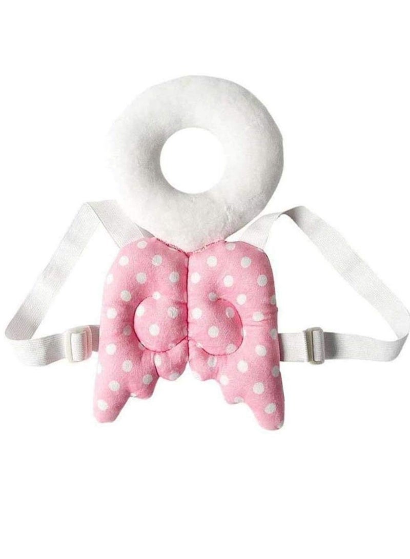 Bingcute Baby Head Protection Pad Baby Head Pillow Backpack Adjustable Infant Safety Pad for Baby Walkers Protective Head and Shoulder Protector Prevent Head Injury Suitable - Image 1
