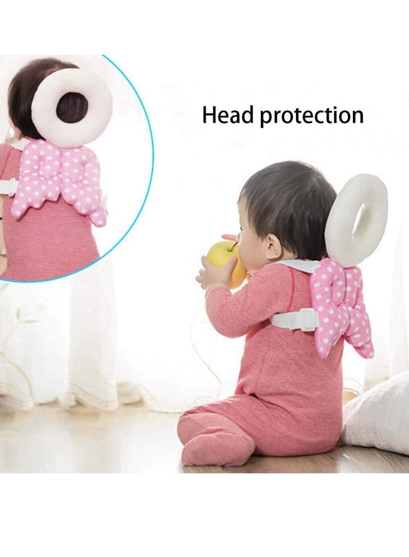 Bingcute Baby Head Protection Pad Baby Head Pillow Backpack Adjustable Infant Safety Pad for Baby Walkers Protective Head and Shoulder Protector Prevent Head Injury Suitable - Image 2