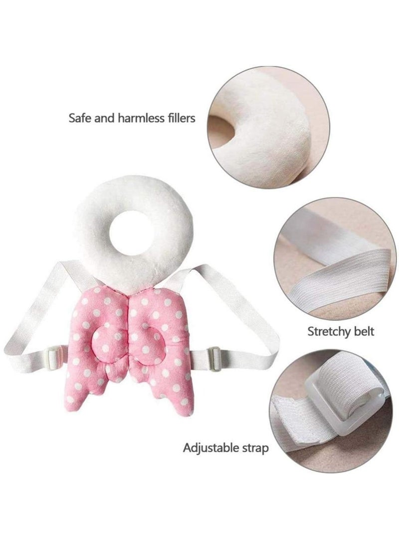 Bingcute Baby Head Protection Pad Baby Head Pillow Backpack Adjustable Infant Safety Pad for Baby Walkers Protective Head and Shoulder Protector Prevent Head Injury Suitable - Image 5