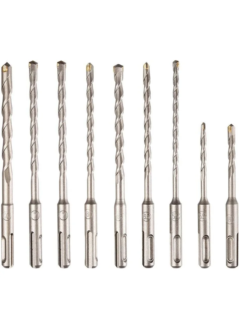 CAT DA03902 17 Piece Tungsten Carbide Sds-Plus Concrete Hammer Drill Bit