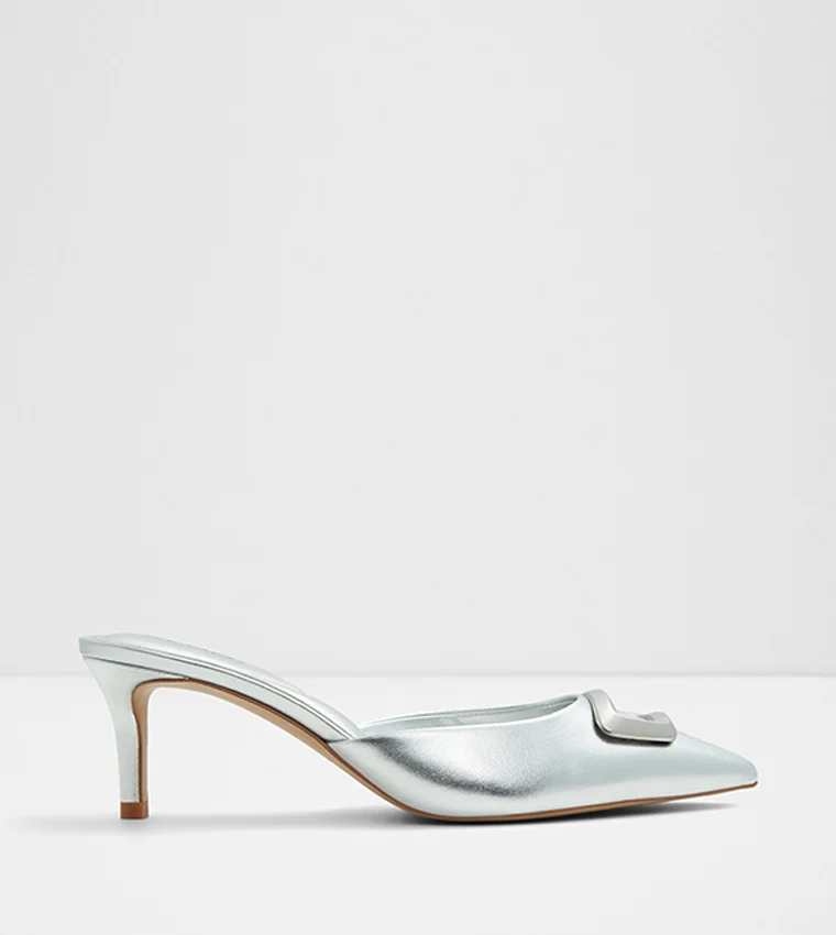 ALDO LOUISETTE Metal Accent Heeled Mules