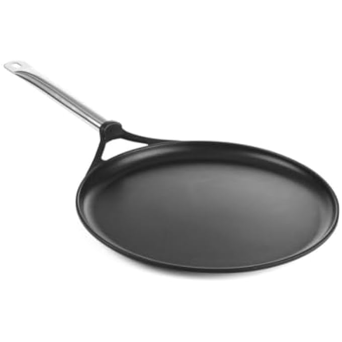Sartn Para Crepes Apto Para Distintas Fuentes De Calor Y Hornos Hasta 250C No Apto Para Cocinas De Induccin Recubrimiento Antiadherente Dimetro 260 Mm Acero Inoxidable Aluminio Fundido
