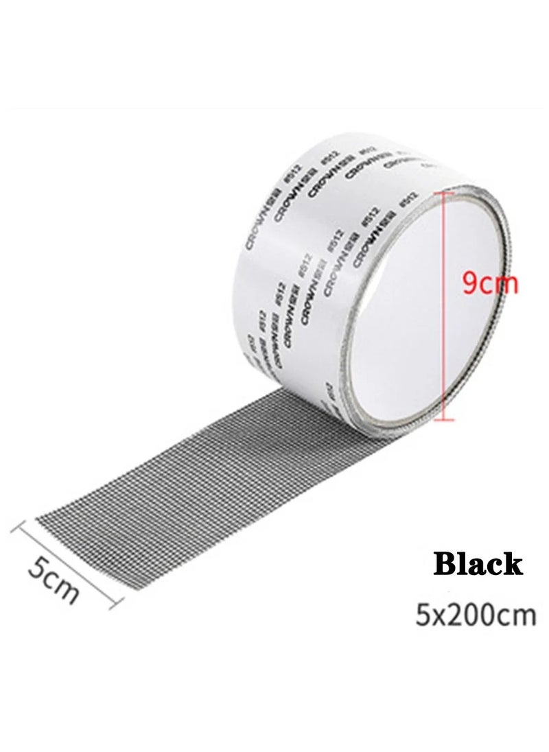 Loquat Easy to Apply Waterproof Window Screen Repair Tape  Keep Mosquitoes Out with Our Anti-Insect, Self Adhesive Mesh Patch  - Image 1