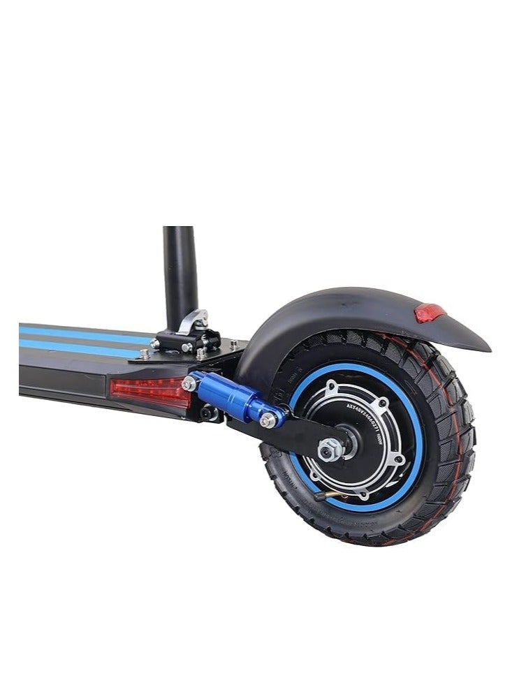 شارد سكوتر محرك 1000 واط، بطارية 48 فولت 10 أمبير، نطاق من 35 إلى 45 كيلومتر، السرعة القصوى 55 كيلومتر في الساعة، 4 مصابيح LED للتعليق وشاشة رقمية E10 - Image 4