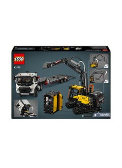 LEGO لعبة شاحنة فولتف FMX و حفارة كهربائية EC230 للأطفال، هدية مركبة لصبيان وبنات أعمارهم 10 سنوات وما فوق الذين يحبون نماذج البناء الثقيلة 42175 (2274 قطعة)  - Image 3